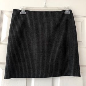 Theory Diasha Pin Stripe Skirt Grey 0